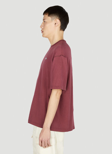 Acne Studios 페이스 패치 티셔츠 레드 acn0151030