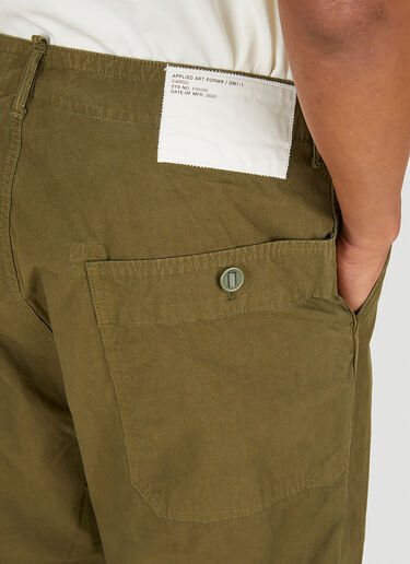 Applied Art Forms DM1-1 Japanese Cargo Pants Green aaf0148005