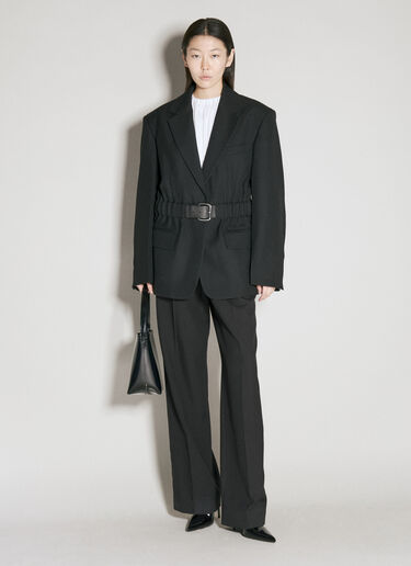 Alexander Wang Tailored Blazer With Intergrate Belt Black awg0255019