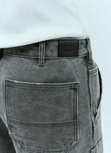 Acne Studios パッチ キャンバスパンツ グレー acn0155009
