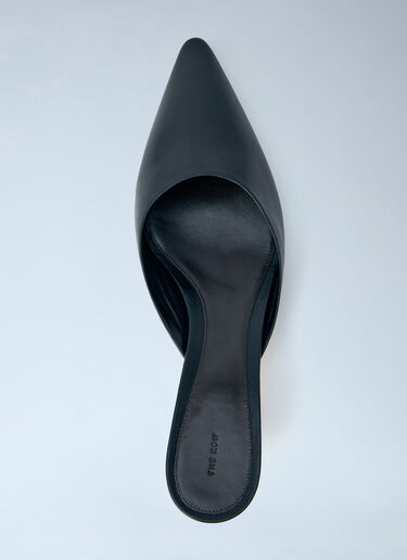 The Row Liisa Kitten Heels Black row0264072