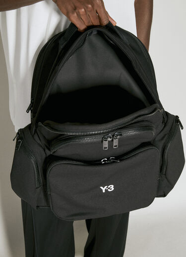 Y-3 Logo Embroidery Backpack Black yyy0356022