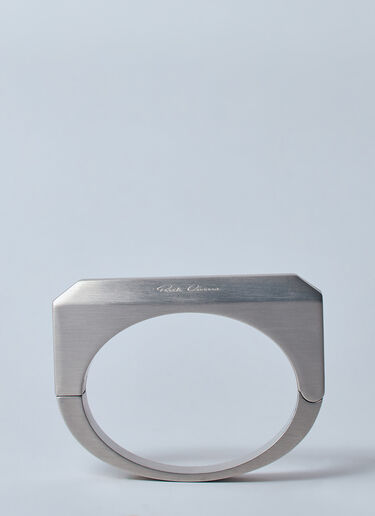 Rick Owens 베벨드 뱅글  실버 ric0259027