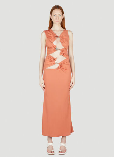 Frequency Crystal Dress Christopher Esber Frequency Crystal Dress Orange chr0252012