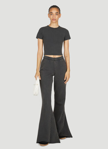 Washed Flared Track Pants Entire Studios Washed Flared Track Pants Black ent0253011