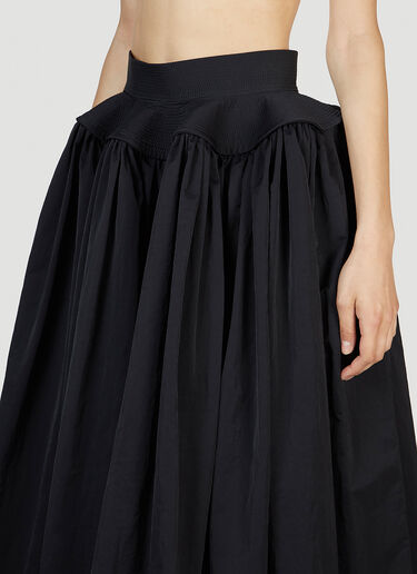 Voluminous Gathered Skirt Bottega Veneta Voluminous Gathered Skirt Black bov0251097