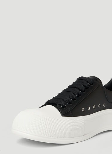 Alexander McQueen Deck Plimsoll 运动鞋 黑色 amq0147035