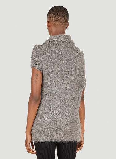 Yohji Yamamoto Short Sleeve Sweater Grey yoy0250010