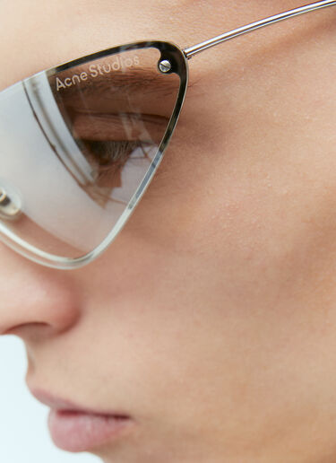 Acne Studios Metal Frame Sunglasses Silver cns0354004