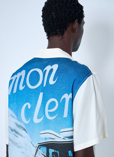 Moncler x Mercedes-Benz by Nigo Logo Motif Short Sleeve Shirt Cream mmn0160006