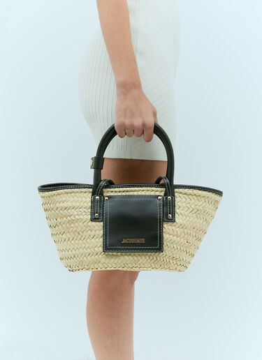 Jacquemus Le Petit Panier Soli Tote Bag Black jac0256055