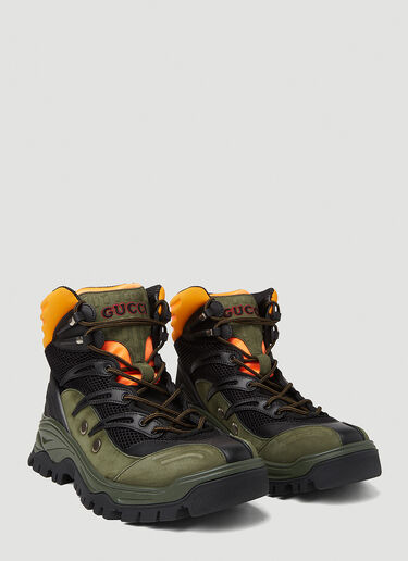 Gucci Lace-up Hiking Boots Black guc0150129