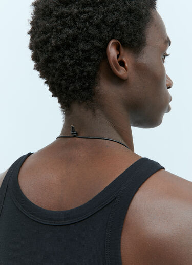 One Eyed Skeleton 3D Beaded Necklace Walter Van Beirendonck One Eyed Skeleton 3D Beaded Necklace White wlt0154030
