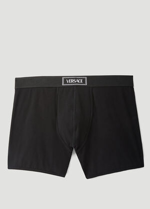 Versace 90S Logo Long Trunks White ver0154004