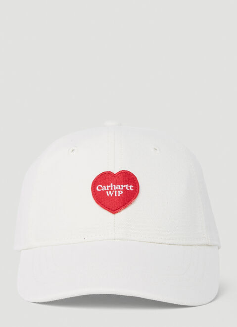 Jil Sander Heart Patch Baseball Cap Grey jil0254003