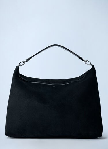 Suede Scoop Tote Bag TOTEME Suede Scoop Tote Bag Black tot0262012
