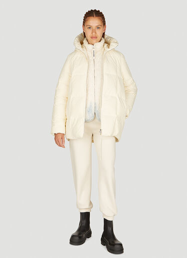Ombre ソフトフリース ジップアップスウェットシャツ Jil Sander+ Ombre ソフトフリース ジップアップスウェットシャツ クリーム jsp0253007