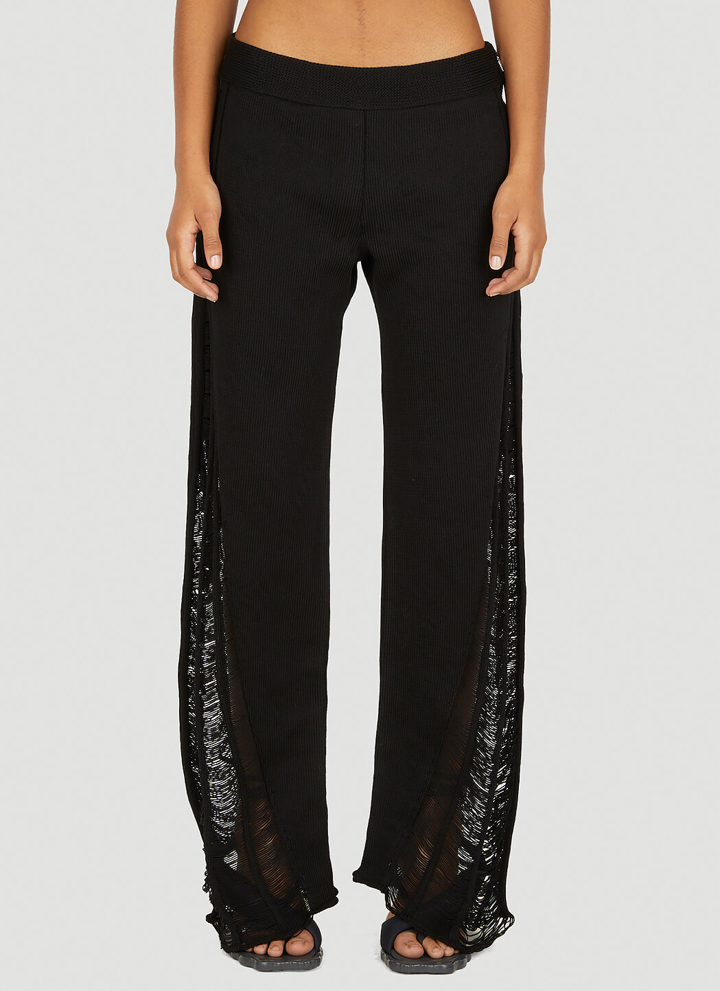 Distressed yoga pants hot sale
