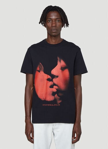 Mowalola Kiss Me T-Shirt Black mow0342006