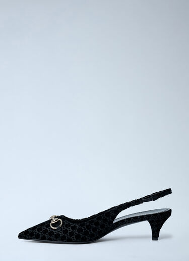 Gucci GG Slingback Pumps Black guc0261064