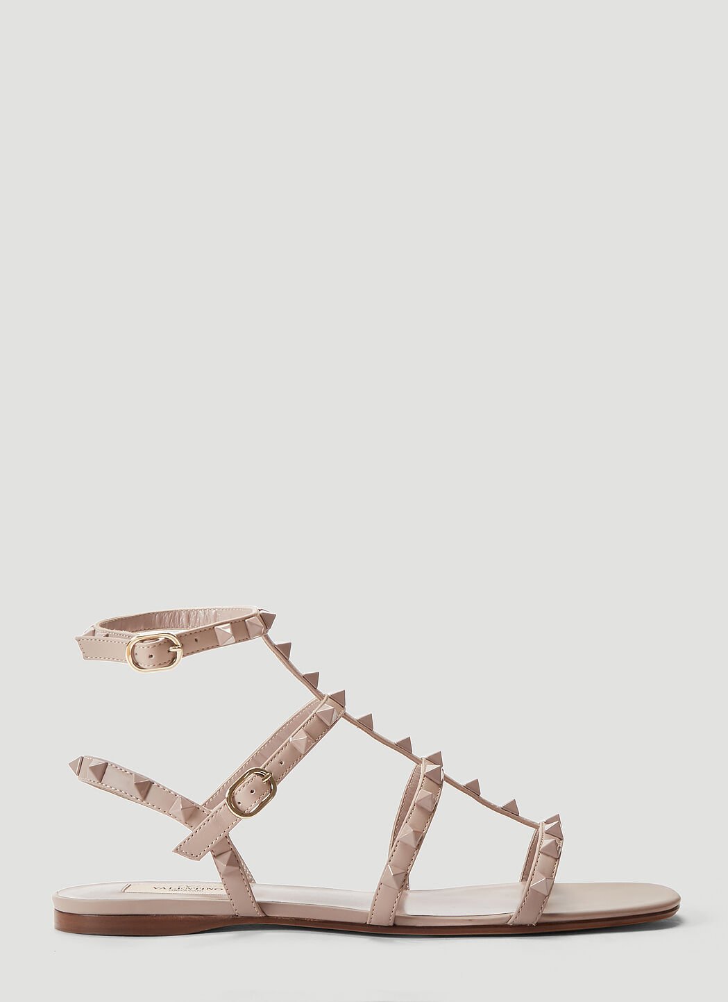 Valentino ankle strap flats top