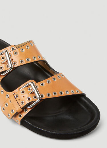 Isabel Marant Étoile Lennyo Sandals Brown ibe0247067