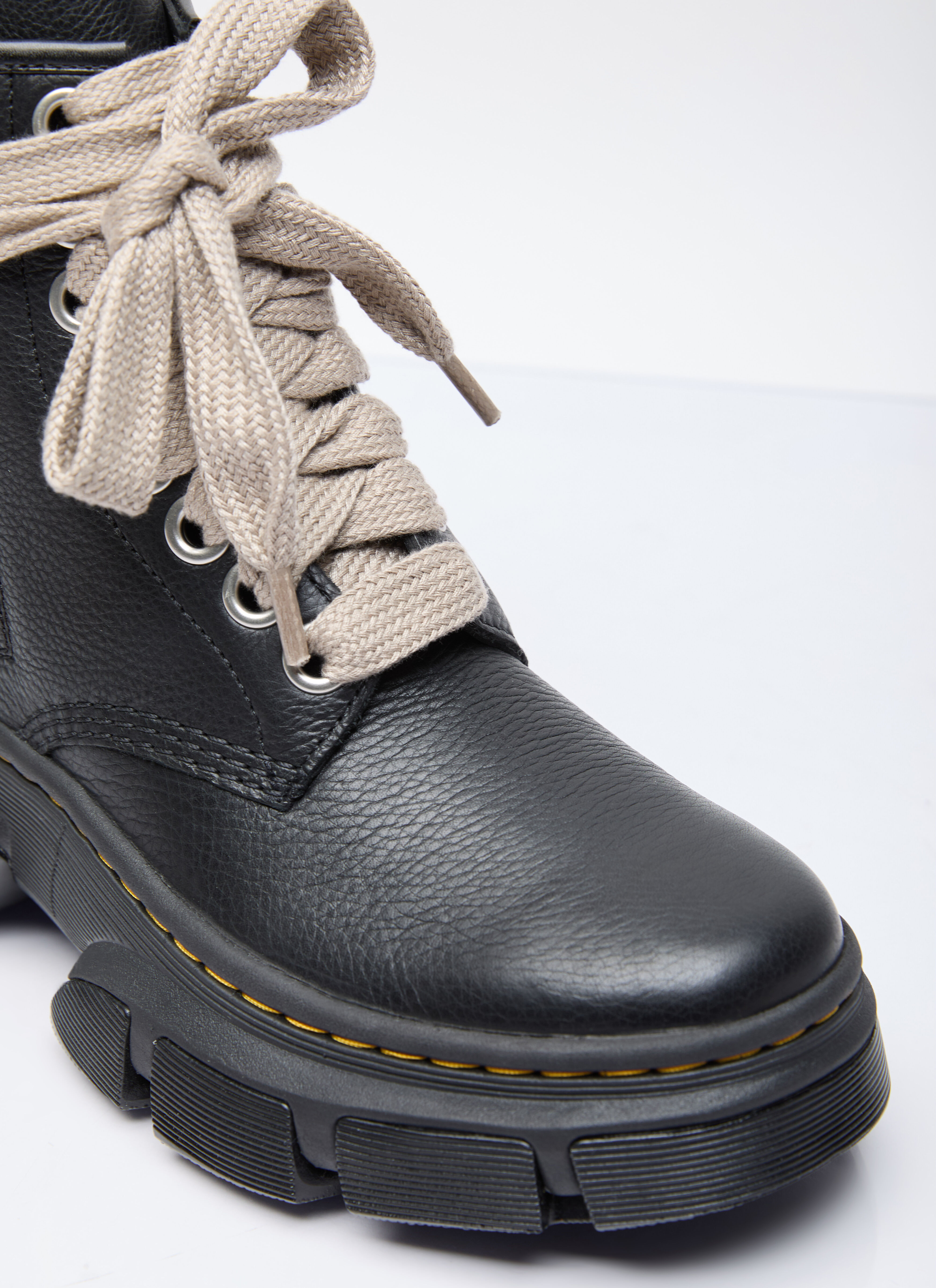 Rick Owens x Dr. Martens Women's' 1460 DMXL Jumbo Lace Boots in Black |  LN-CC®