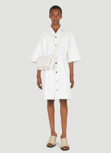 Bottega Veneta Button Down Dress White bov0248095