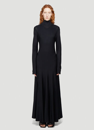 Bottega Veneta Longline Dress Black bov0242002
