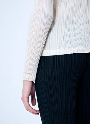 Pleated Top Pleats Please Issey Miyake Pleated Top White plp0259014