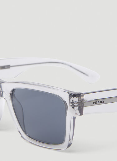Prada Square Sunglasses Clear lpr0353007