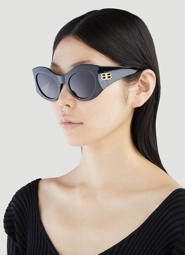 Hourglass 0256S Sunglasses Balenciaga Hourglass 0256S Sunglasses Black bal0251142