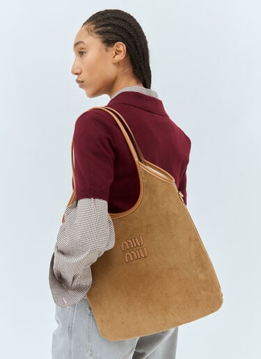 Miu Miu IVY Tote Bag Brown miu0258031
