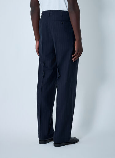 Drawstring Wool Pants Maison Margiela Drawstring Wool Pants Blue mla0162003