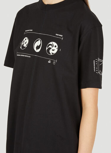Space Available Upcycled Mycelium Studios T-Shirt Black spa0350022