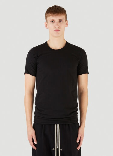 Rick Owens Basic Short-Sleeved T-Shirt Black ric0145019
