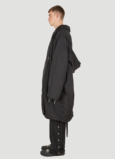 Rick Owens DRKSHDW Cappotto Imbottito Coat Black drk0150005