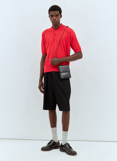 The Row Bedimi Wool Shorts Black row0157004