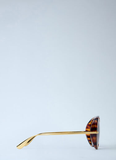 LN-CC® - Bottega Veneta: Aviator Sunglasses - Brown Bottega Veneta Aviator Sunglasses Brown bov0264066