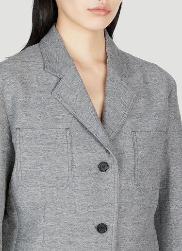 TOTEME Melange Suit Blazer Grey tot0253016