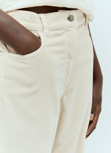 The Row Dan Corduroy Pants Cream row0256019