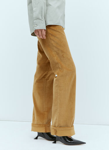 Corduroy Pants Miu Miu Corduroy Pants Brown miu0254014