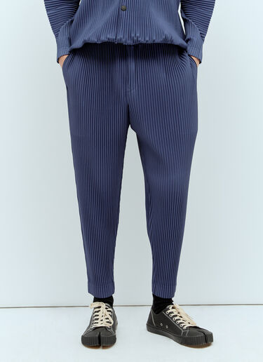 Homme Plissé Issey Miyake Monthly Colors: February Pleated Pants Blue hmp0156009