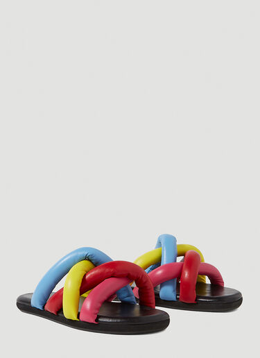 Moncler x JW Anderson Braided Sandals Red mjw0249012