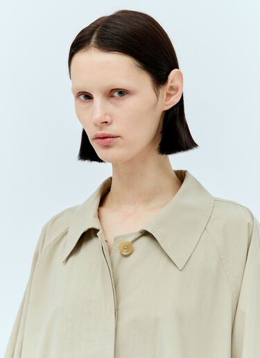 Leninster Trench Coat The Row Leninster Trench Coat Khaki row0256016