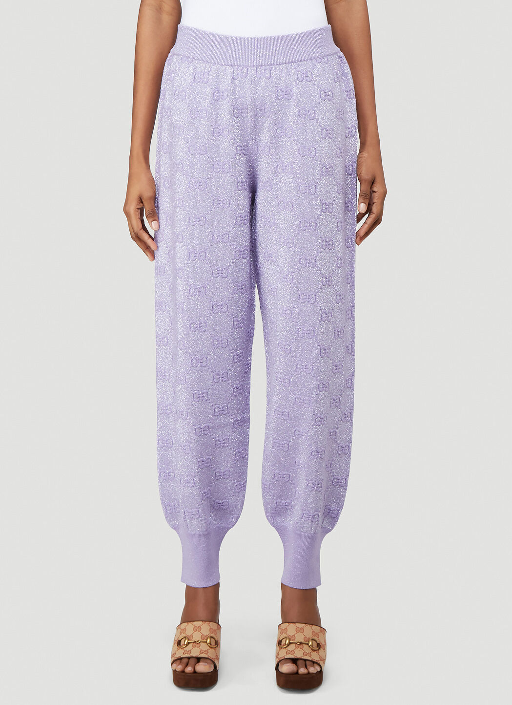 Purple gucci pants sales