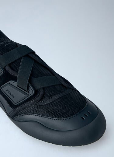LN-CC® - Prada: Speedrock Sneakers - Black Prada Speedrock Sneakers Black pra0166013
