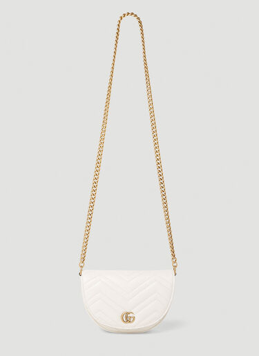 Gucci GG Marmont Shoulder Bag White guc0253248