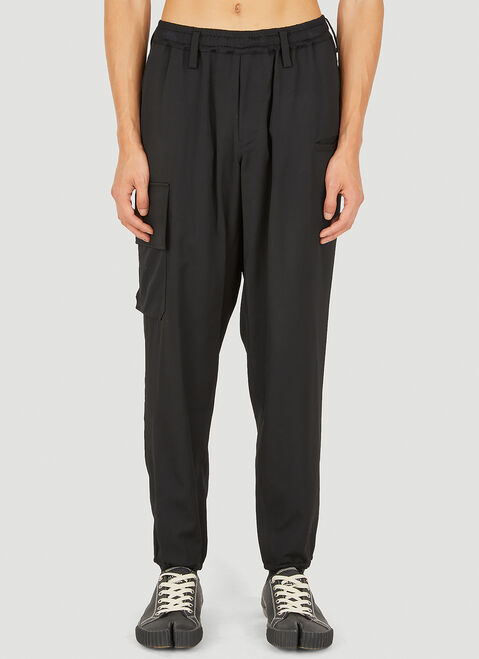 Yohji Yamamoto Regulation Track Pants Black yoy0150016