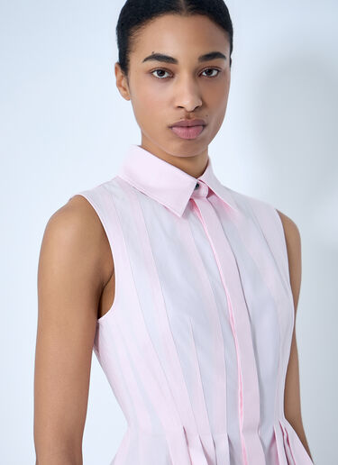Sportmax Sleeveless Pleated Blouse Pink spx0264003